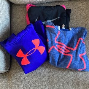 3 youth athletic brands sweatshirts/hoodies